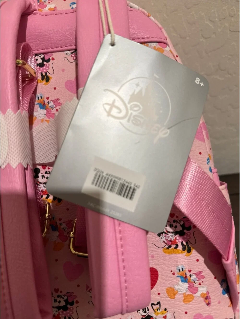 Loungefly Mickey Mouse and Friends Valentine's Day Mini Backpack NWT